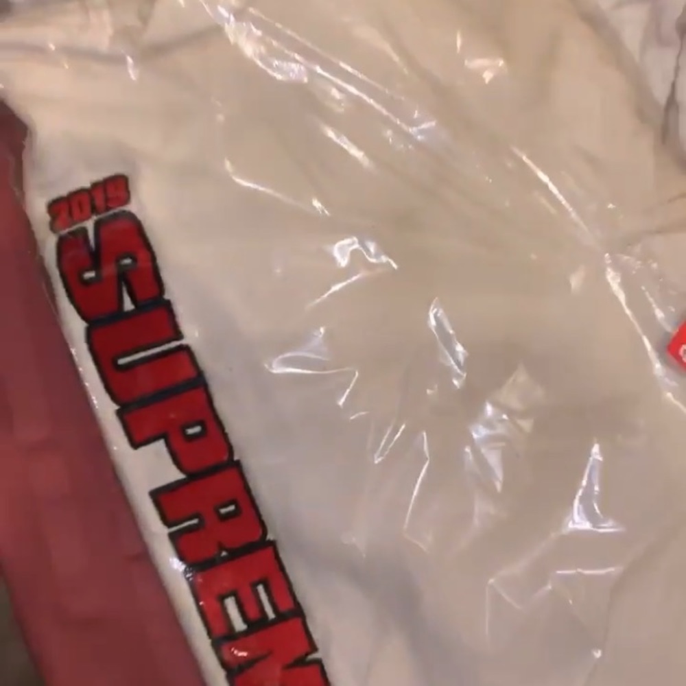 SOLD — Blockbuster Hooded Sweatshirt Natural - Picture 2 of 3